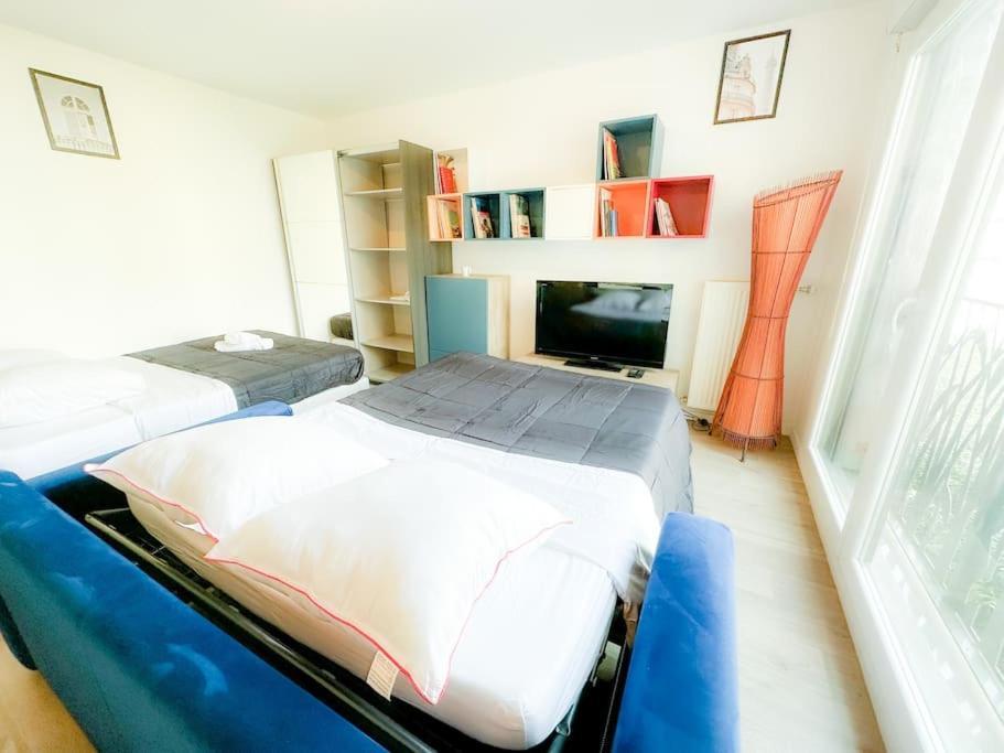 Ferienwohnung Kim -Tiam Conciergerie - Standing - Villiers Sur Marne - Paris Disney-Parking Gratuit Exterior foto
